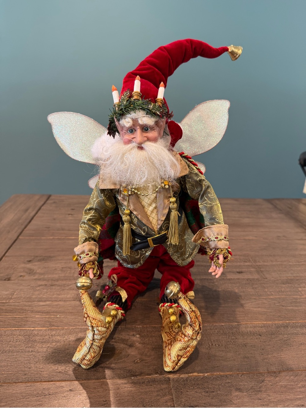 Mark Roberts Holiday Elf Figurine with Sparkle Wings